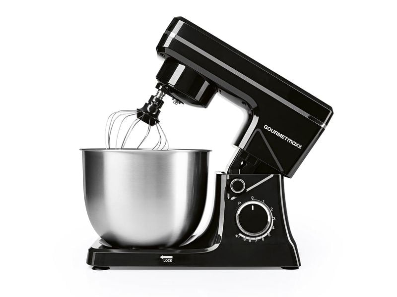 GOURMETmaxx Küchenmaschine 5-Teilig, 3-in1 Schwarz