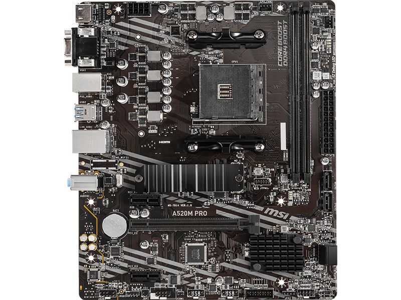 MSI Mainboard A520M PRO