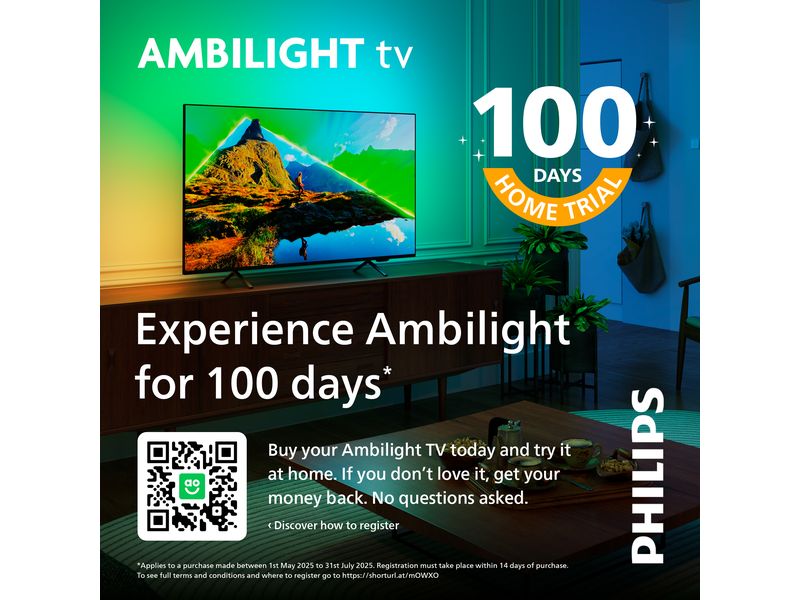 Philips TV 55OLED760/12 55" 4K OLED Ambilight TV, 2025