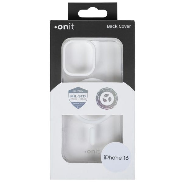 onit Back Cover Armorix iPhone 16 Weiss transparent