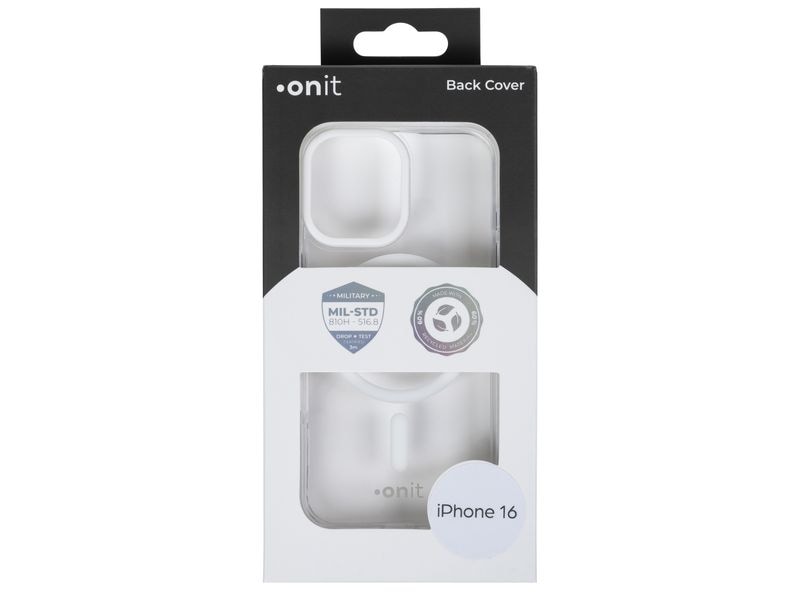 onit Back Cover Armorix iPhone 16 Weiss transparent