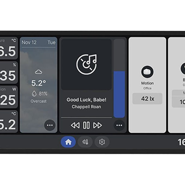 Shelly Wall Display X2 +HT Touchscreen Schwarz