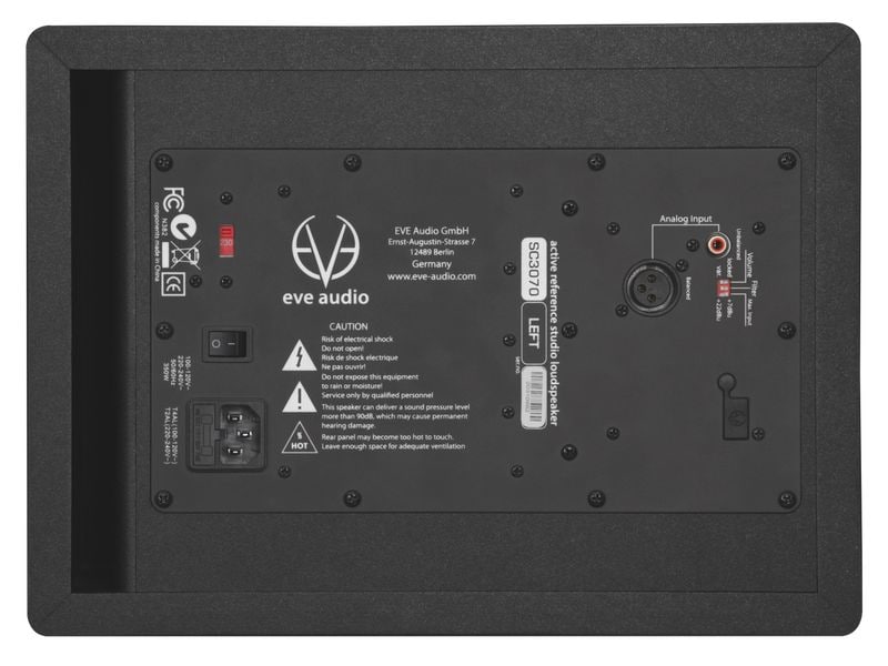 EVE Audio Studiomonitor SC3070 links