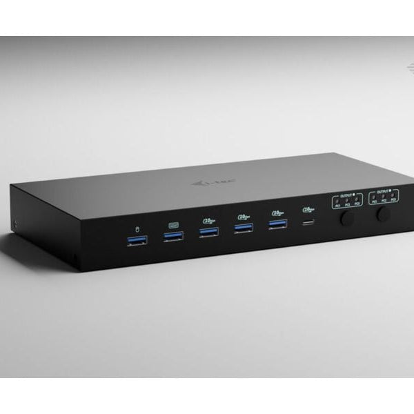 i-tec Dockingstation USB-C KVM Dock PRO Drei Hosts, 2x PD max 92W