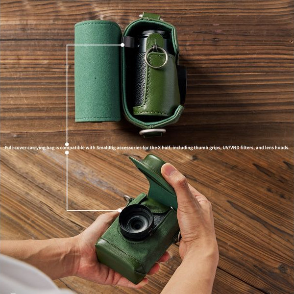 Smallrig Leather Case Kit für X half Grün