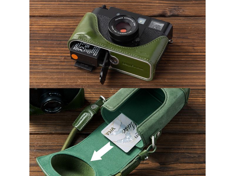 Smallrig Leather Case Kit für X half Grün