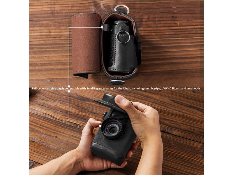 Smallrig Leather Case Kit für X half Schwarz
