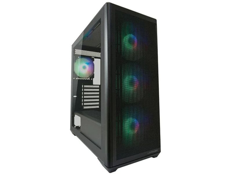 LC-Power PC-Gehäuse 811B Meshwork XL Dark (LC-811B-ON) Schwarz