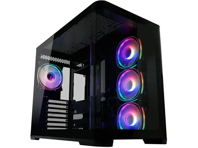 LC-Power PC-Gehäuse 8001B Pro-Storm Dark (LC-8001B-ON) Schwarz