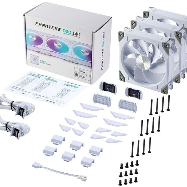 Phanteks PC-Lüfter D30-140 Weiss