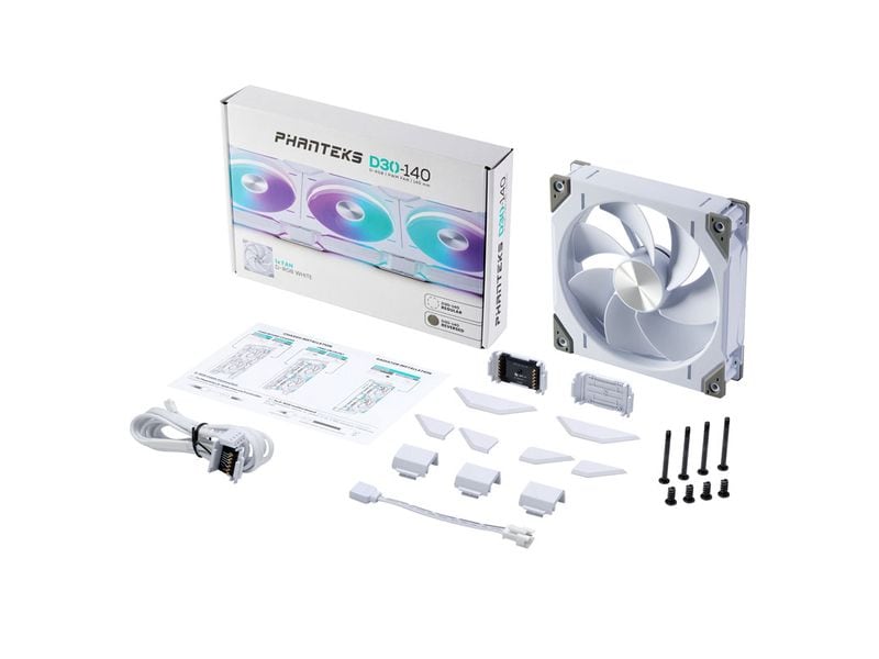Phanteks PC-Lüfter D30-140 Weiss