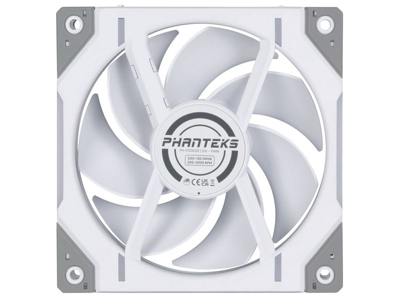 Phanteks PC-Lüfter D30-120 Weiss