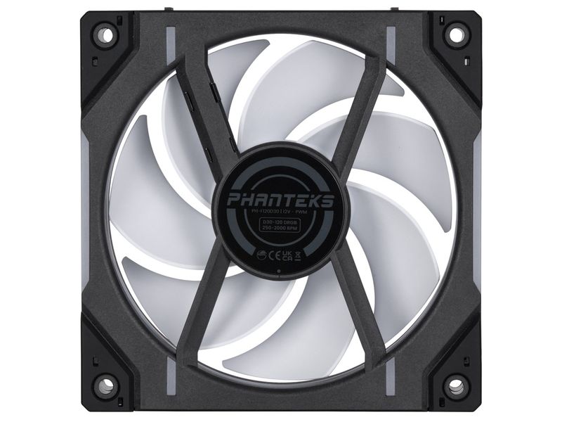 Phanteks PC-Lüfter D30-120 Schwarz