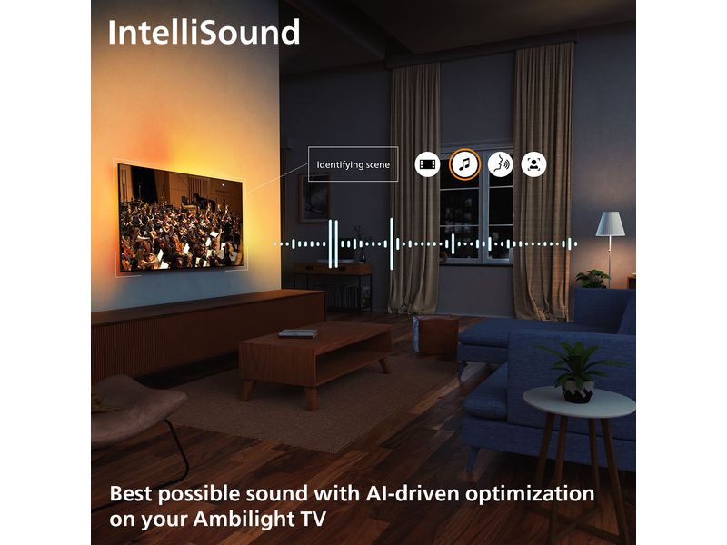 Philips TV 77OLED810/12 77" 4K OLED Ambilight TV, 2025