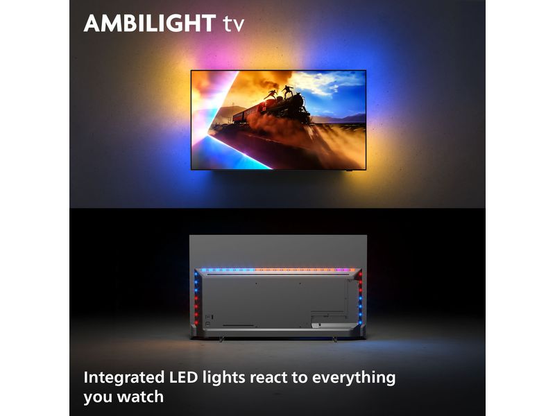 Philips TV 65OLED760/12 65" 4K OLED Ambilight TV, 2025