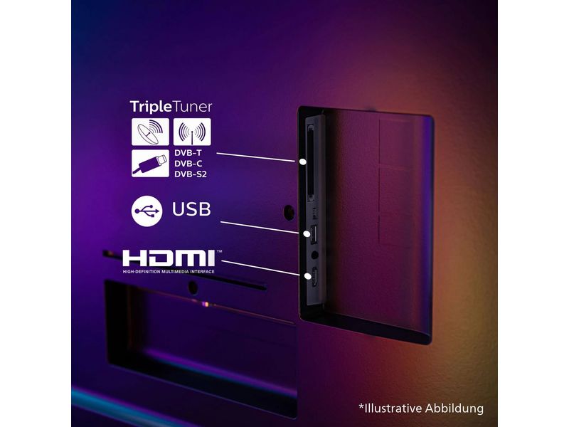 Philips TV 75PUS9000/12 The One 75" 4K QLED Ambilight TV, 2025