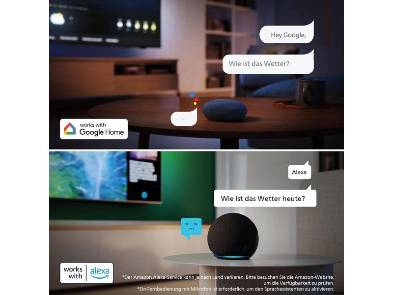 Philips TV 65PUS8600/12 65" 4K QLED Ambilight TV, 2025