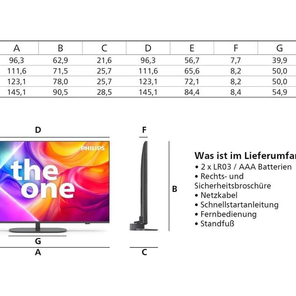 Philips TV 65PUS9000/12 The One 65