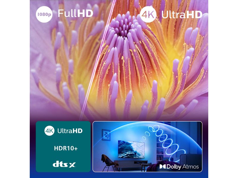 Philips TV 65PUS8500/12 65" 4K Ambilight TV, 2025
