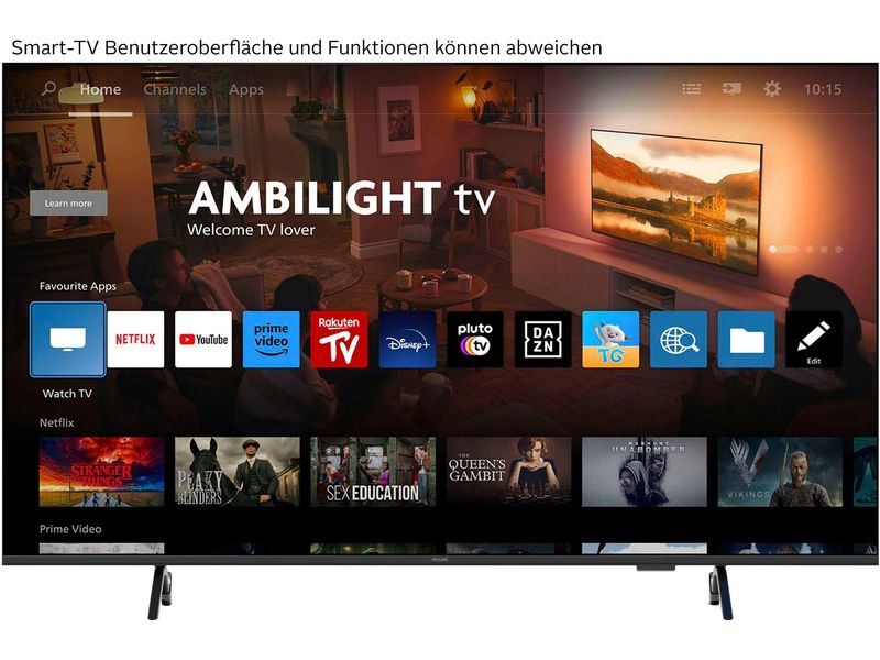 Philips TV 65PUS8000/12 65" 4K Ambilight TV, 2025