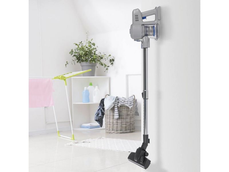 CLEANmaxx Akku-Hand- und Stielsauger Blau/Hellgrau