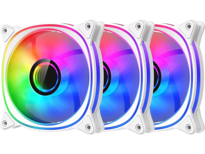 LC-Power PC-Lüfter LC-CF-120-ARGB-KIT-R-W