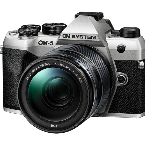 OM-System Fotokamera OM-5 II M.Zuiko Digital 14-150mm Kit Silber