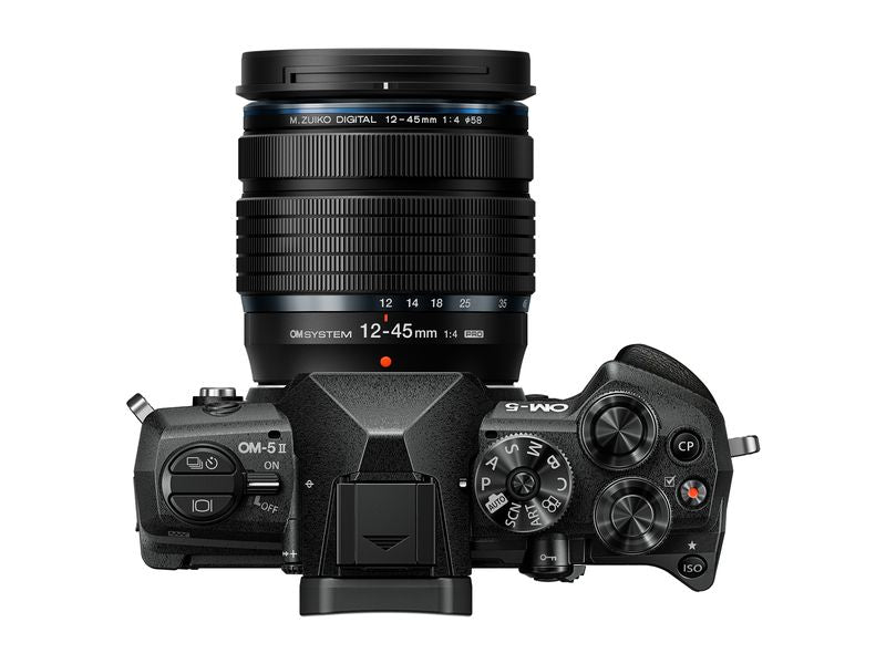 OM-System Fotokamera OM-5 II M.Zuiko Digital ED 12-45mm Kit Schwarz