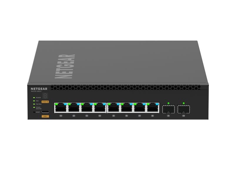 Netgear PoE++ Switch AV Line M4350-8M2V 10 Port