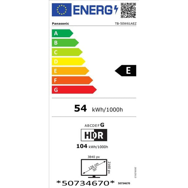 Panasonic TV TB-50W61AEZ 50