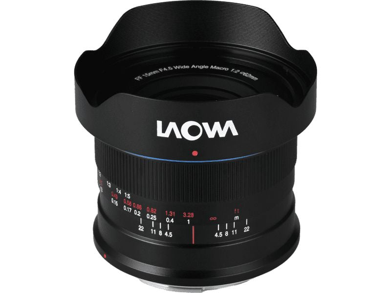 Laowa 15mm F/4.5 0.5X Weitwinkel-Makro Auto-Blende – Canon EF