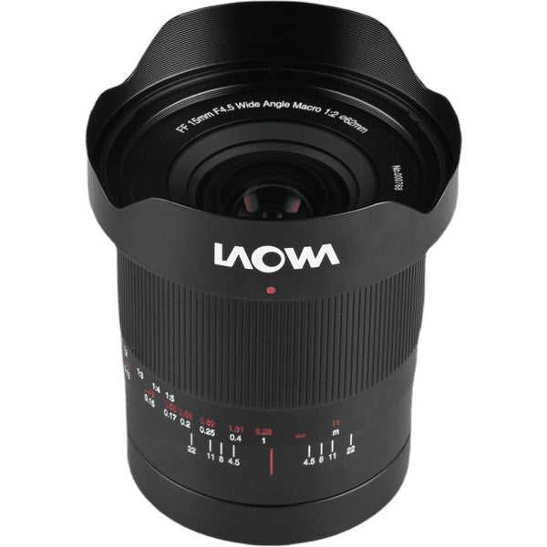 Laowa 15mm F/4.5 0.5X Weitwinkel-Makro Auto-Blende – Nikon Z