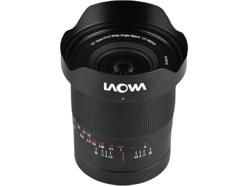 Laowa 15mm F/4.5 0.5X Weitwinkel-Makro Auto-Blende – Nikon Z