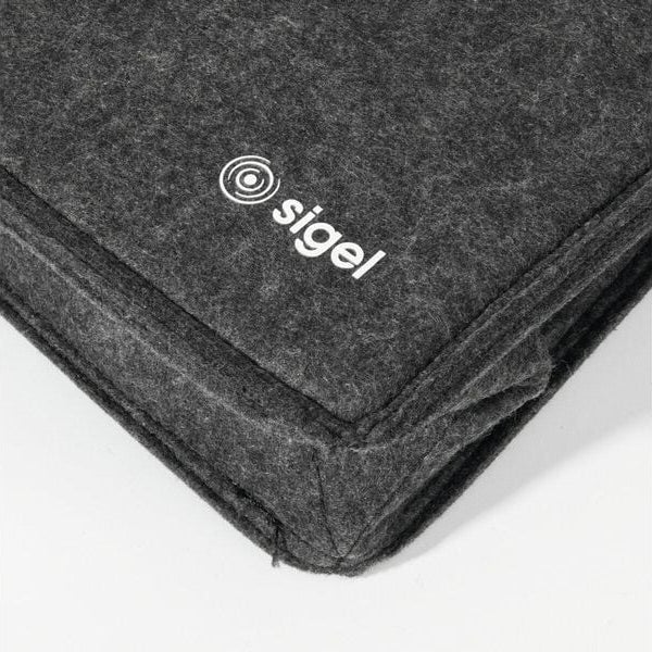 Sigel Notebooktasche Desk Sharing Bag Basic M, Dunkelgrau 15.4 