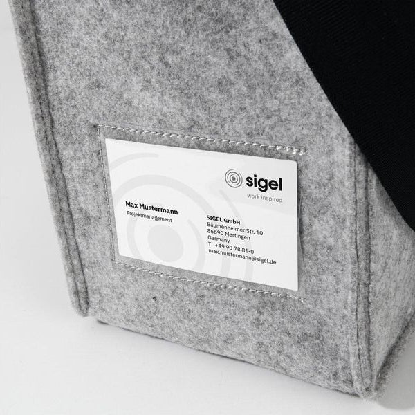 Sigel Notebooktasche Desk Sharing Bag Classic M, Hellgrau 15.4 