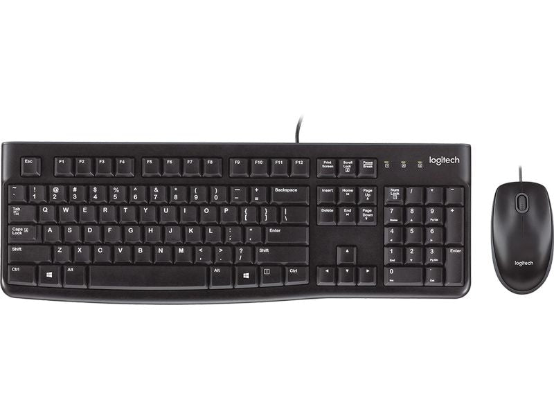 Logitech Tastatur-Maus-Set Desktop MK120