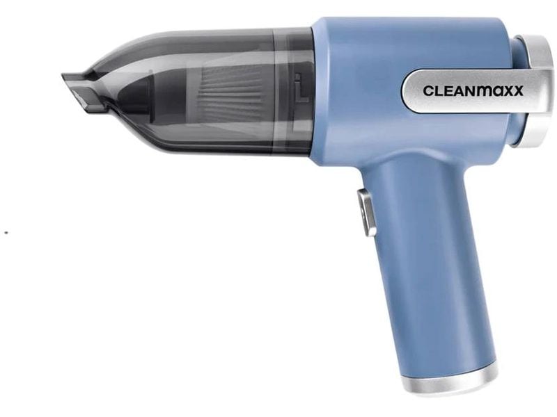 CLEANmaxx Akku-Handsauger Blau 9-teilig