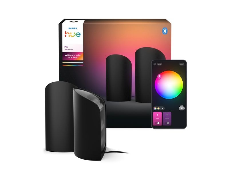 Philips Hue Play Wallwasher duo Schwarz