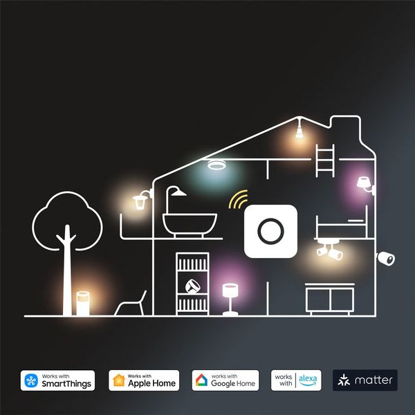 Philips Hue Play Wallwasher singel Schwarz