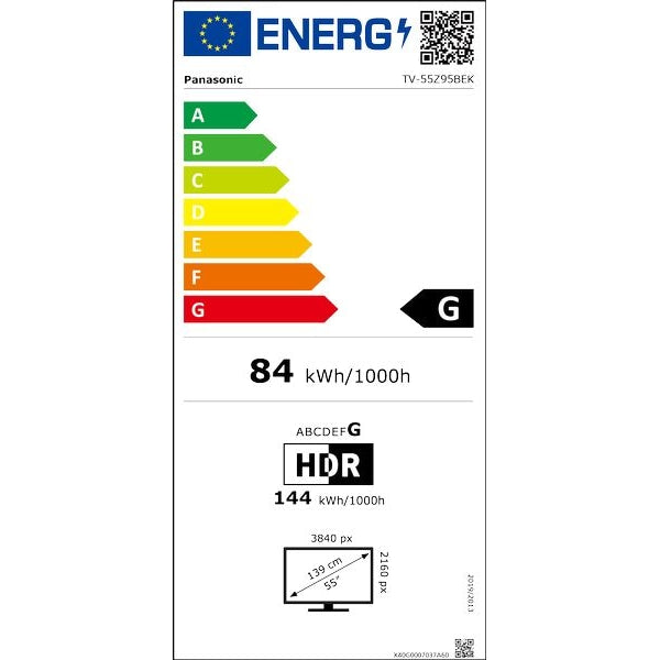 Panasonic TV TV-55Z95BEK 55