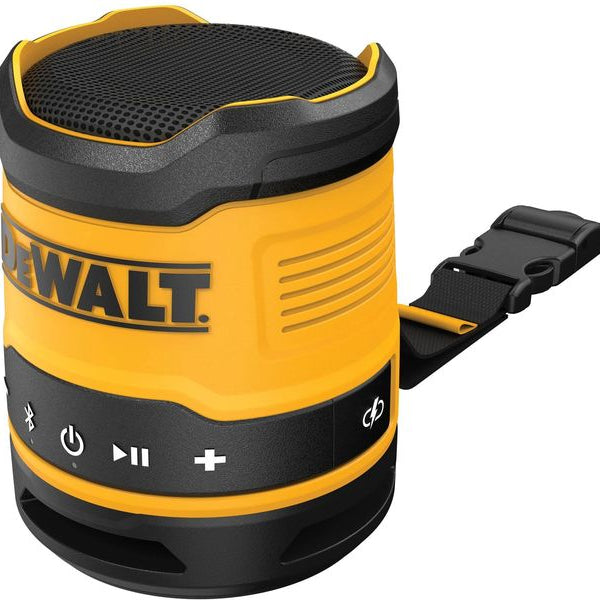 DEWALT Bluetooth Speaker USB-C Rechargeable Gelb