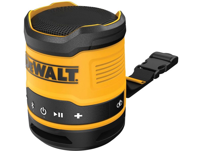 DEWALT Bluetooth Speaker USB-C Rechargeable Gelb