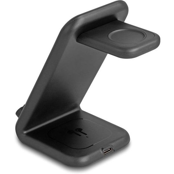 Delock Wireless Charger 3 in 1 mit 2 Ladespulen 5 W/5W/15 W
