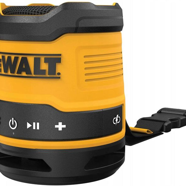 DEWALT Bluetooth Speaker USB-C Rechargeable Gelb