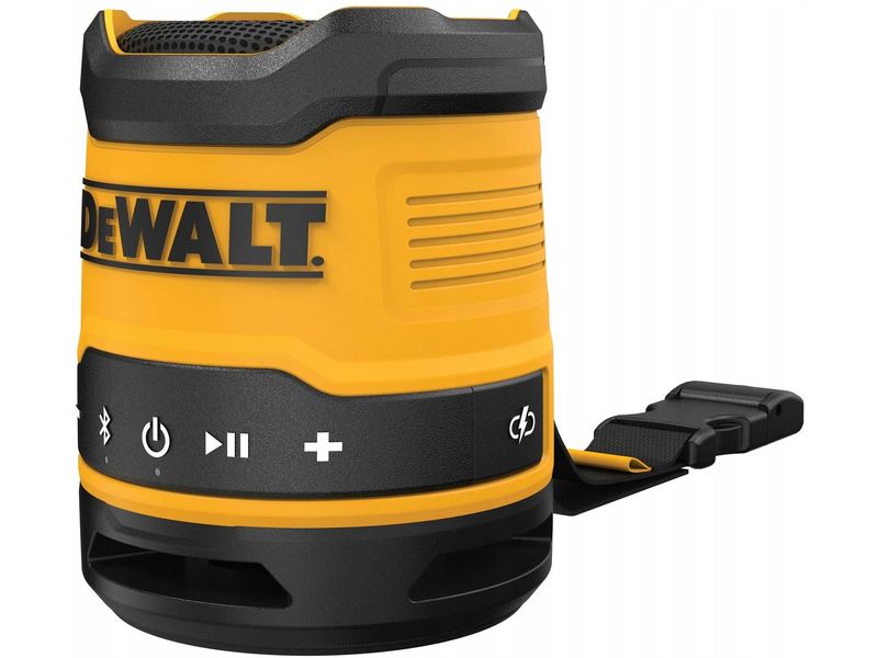 DEWALT Bluetooth Speaker USB-C Rechargeable Gelb