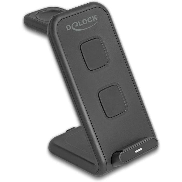 Delock Wireless Charger 3 in 1 mit 2 Ladespulen 5 W/5W/15 W
