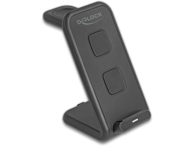 Delock Wireless Charger 3 in 1 mit 2 Ladespulen 5 W/5W/15 W
