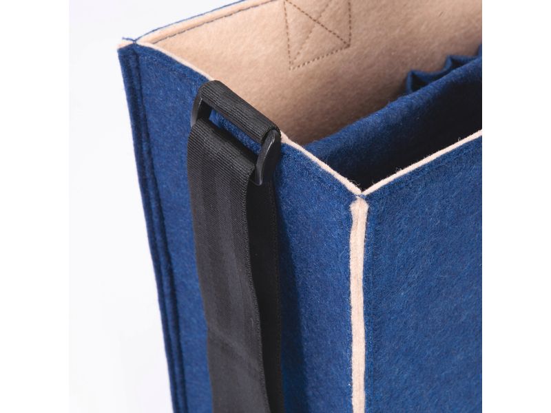 Sigel Notebooktasche Desk Sharing Bag Bicolor M, Blau/Beige 15.4 "