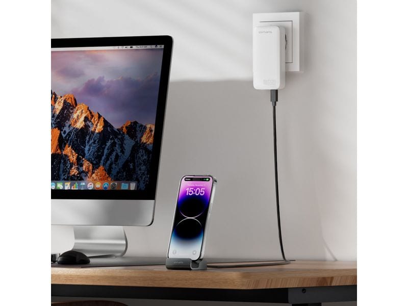 4smarts Ladestation VoltDock USB-C 60 W Grau