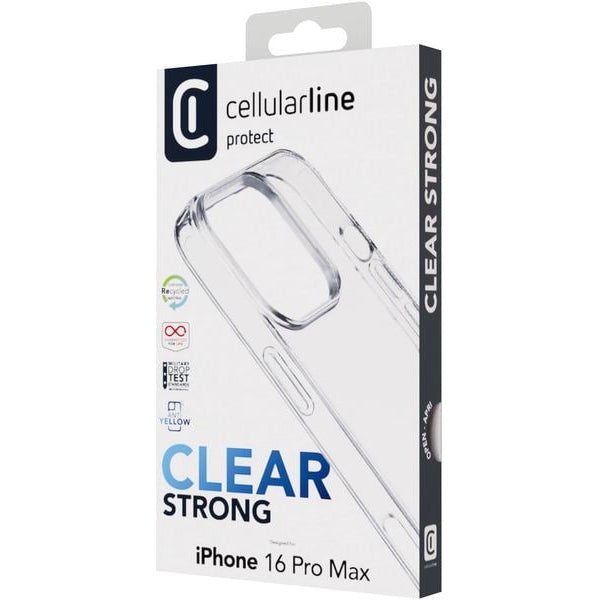 Cellular Line Back Cover Hard Case Clear iPhone 16 Pro Max Transparent